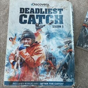 Discovery Deadliest Catch Season 5 DVD Set - Orange, Blue, White. Ventige